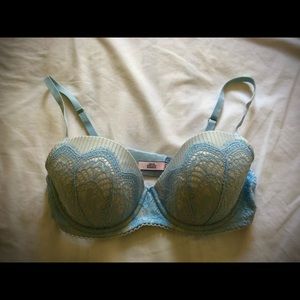 VS Dream Angels bra, in sky blue lace 34D!
